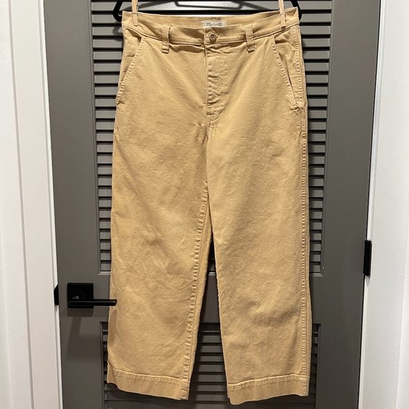Madewell The Perfect Vintage Wide-Leg Pant in Desert Dune - Size 30 - Picture 3 of 5